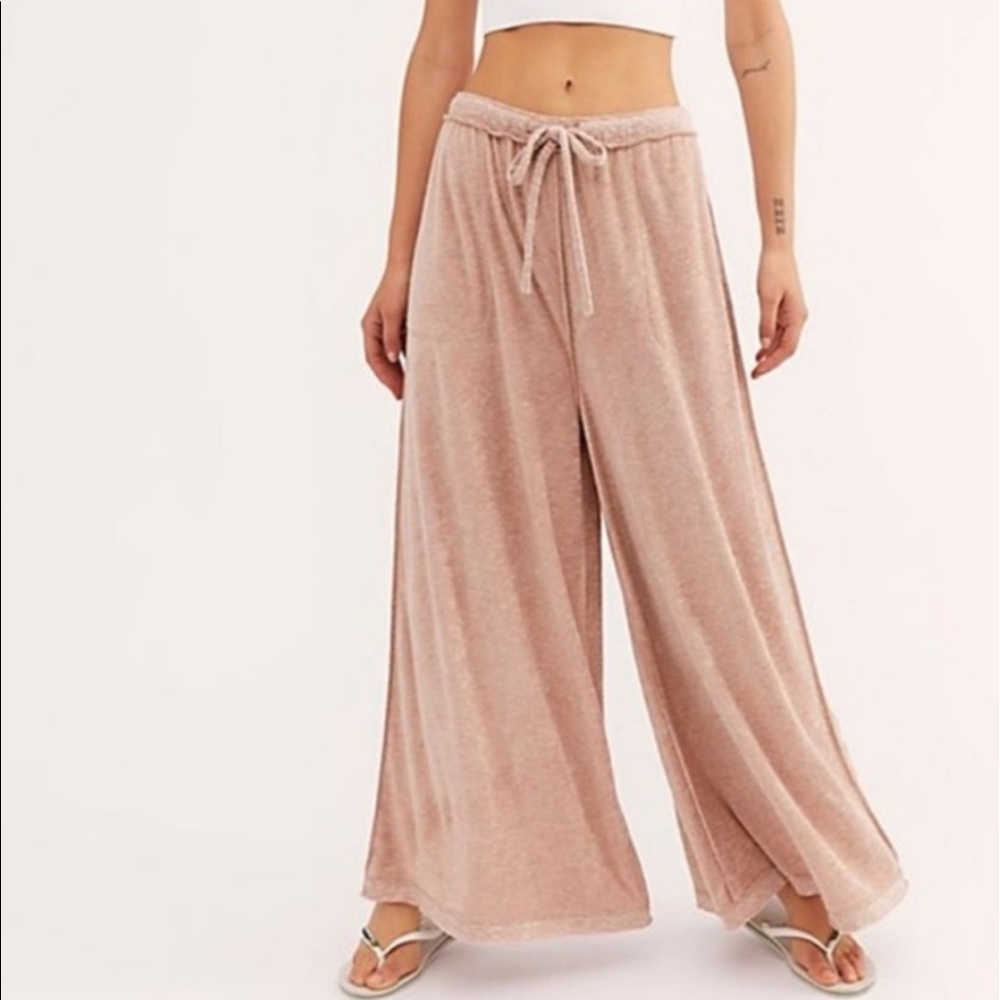 Free People Intimately Pink Clay Pants